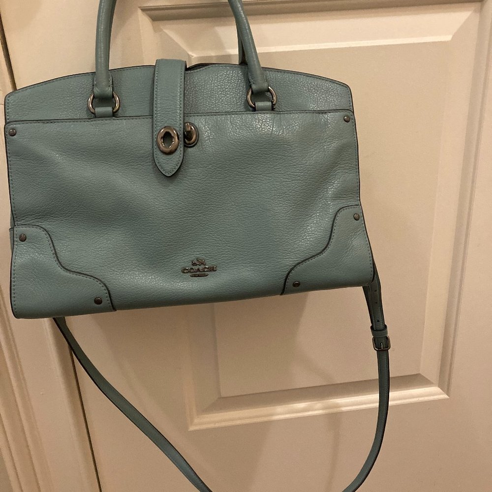 coach leather handbag